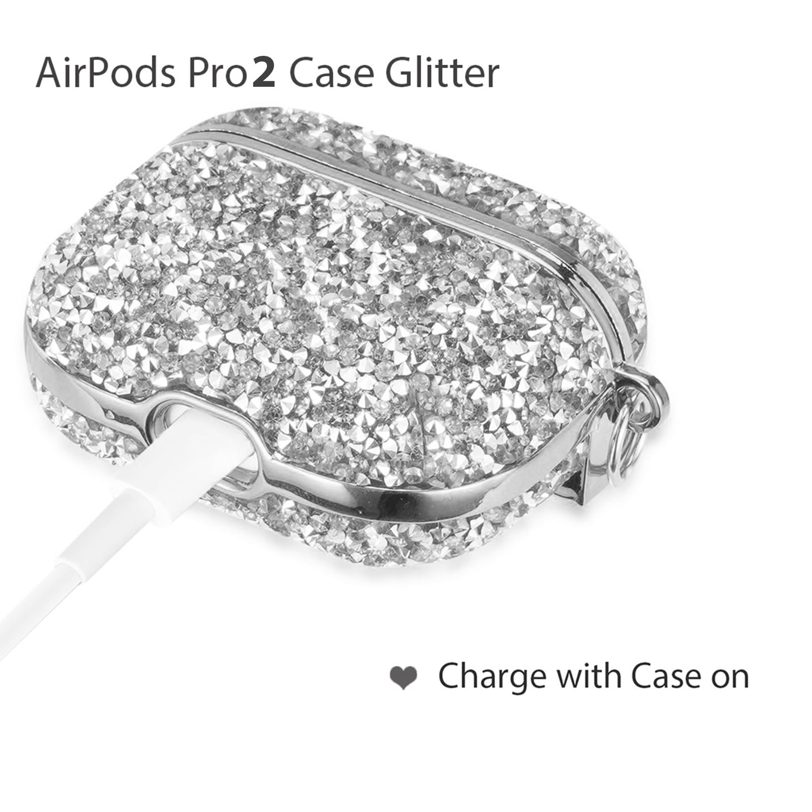 Amazon | Miitoomo AirPods ケース キラキラ輝くダイヤモンドケース